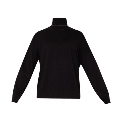 Maglia Donna con inserti in lurex Nero Liu Jo- Francavilla Moda